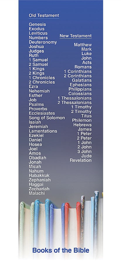 Books of the Bible Bookmark (pack of 25) - Re-vived