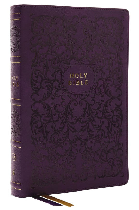 KJV Center-Column Reference Bible, Purple, Indexed - Re-vived