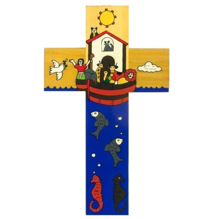 12cm Noah's Ark Cross - Re-vived