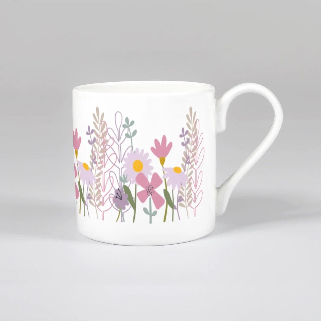 God Created (Wild Meadow) Bone China Mug - Re-vived