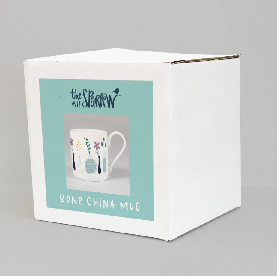 For I Know (Stems) Bone China Mug - Re-vived