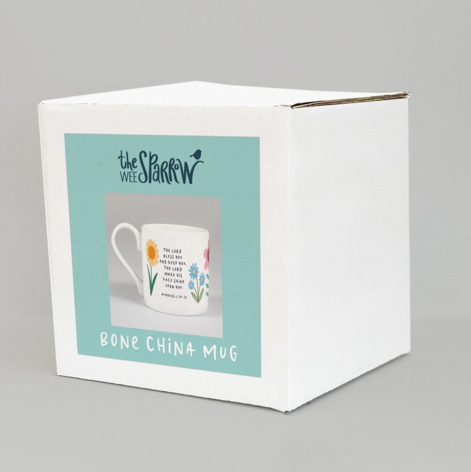 The Lord Bless You (Spring) Bone China Mug - Re-vived