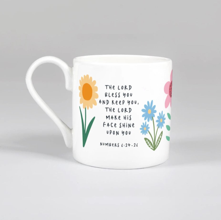The Lord Bless You (Spring) Bone China Mug - Re-vived