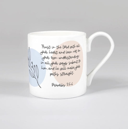 Trust in the Lord (Flora) Bone China Mug - Re-vived