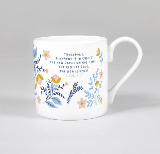 New Creation (Moth) Bone China Mug - Re-vived