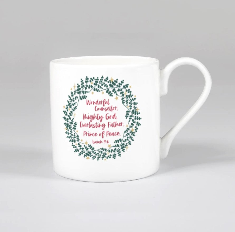 Wonderful Counsellor Christmas Mug - Re-vived