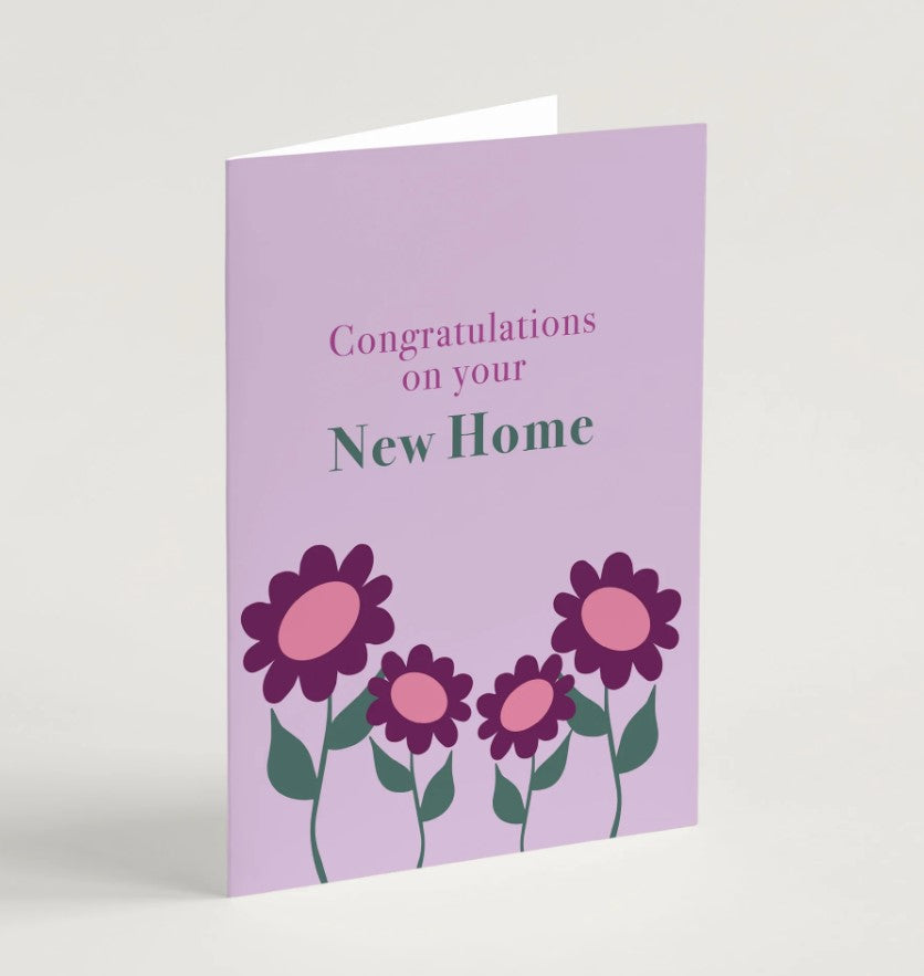 New Home Greeting Card & Envelope - Re-vived