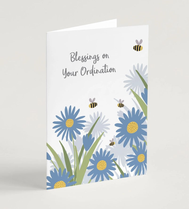 Blessings on Your Ordination Greeting Card & Envelope - Re-vived