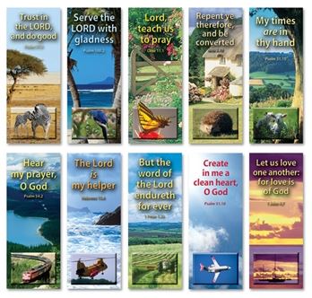 Mixed set of 10 from BF series - Children's Bookmarks (10pk) - Re-vived