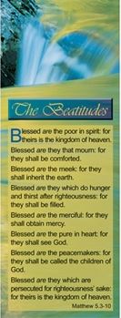 The Beatitudes - Bible Passage Bookmarks - Re-vived
