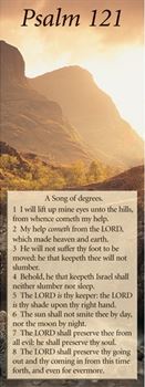 I will lift up mine eyes unto the hills - Bible Bookmarks - Re-vived