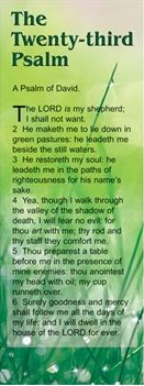 The Twenty-third Psalm - Bible Passage Bookmarks - Re-vived