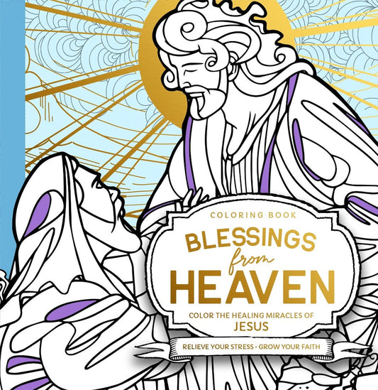 Blessings from Heaven Coloring Book - Re-vived