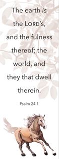 The Earth is the LORD'S, Psalm 24:1 Bookmark - Re-vived