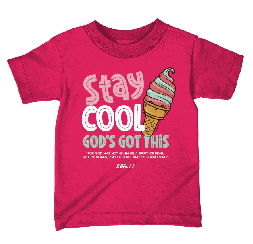 Stay Cool Kids T-Shirt, 4T - Re-vived