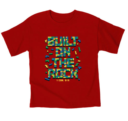 Building on the Rock Kids T-Shirt, Large - Re-vived