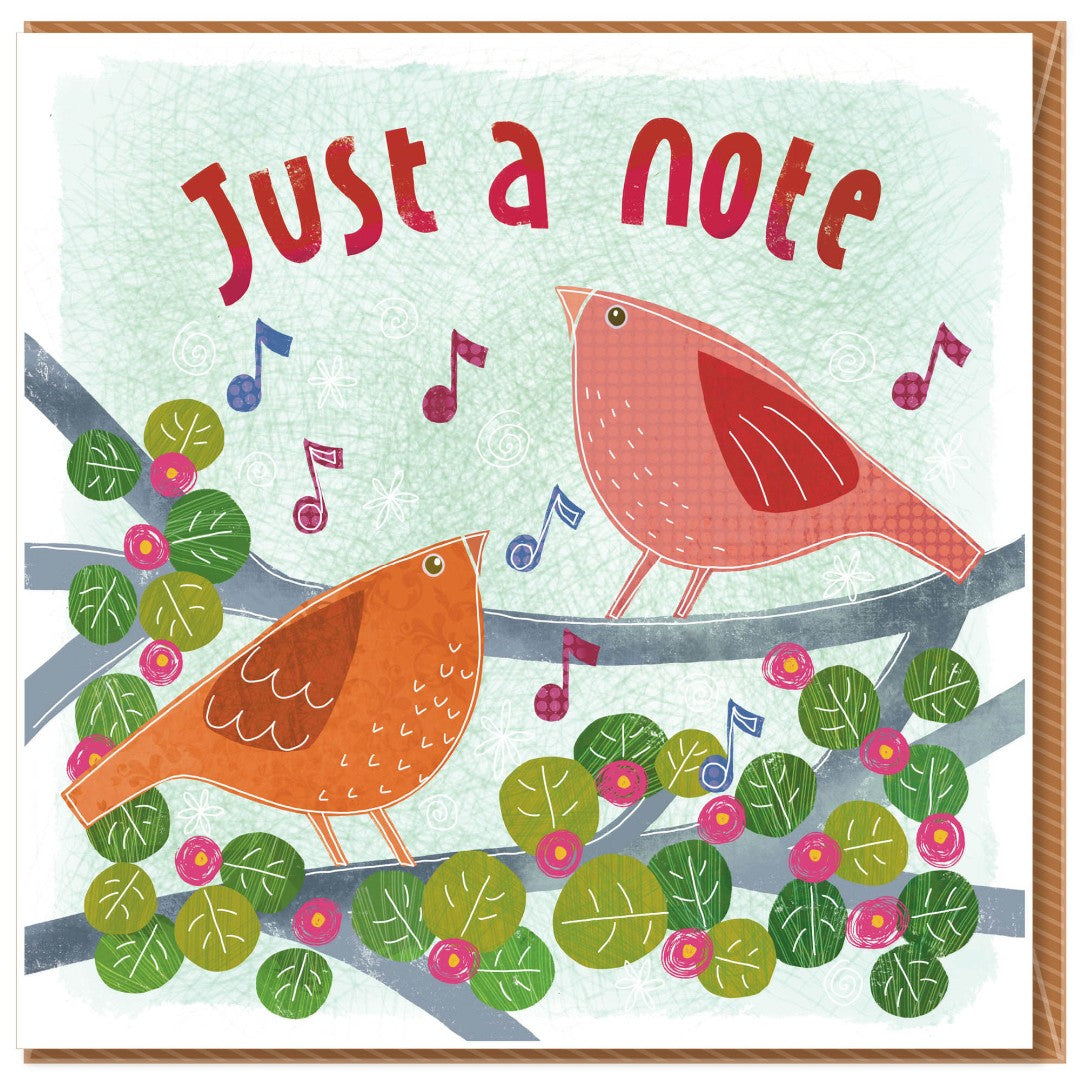 Just to Note Greetings Card - Re-vived