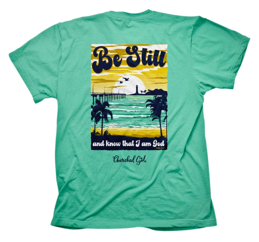 Cherished Girl Be Still T-Shirt, Small - Re-vived