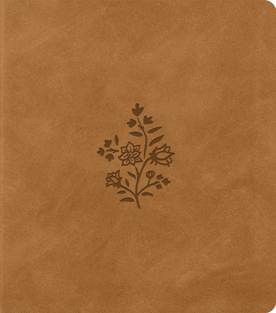 ESV Journaling Study Bible, Nubuck Caramel - Re-vived