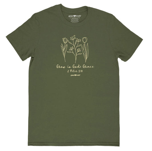 Grace & Truth Grow in Grace T-Shirt, Small - Re-vived