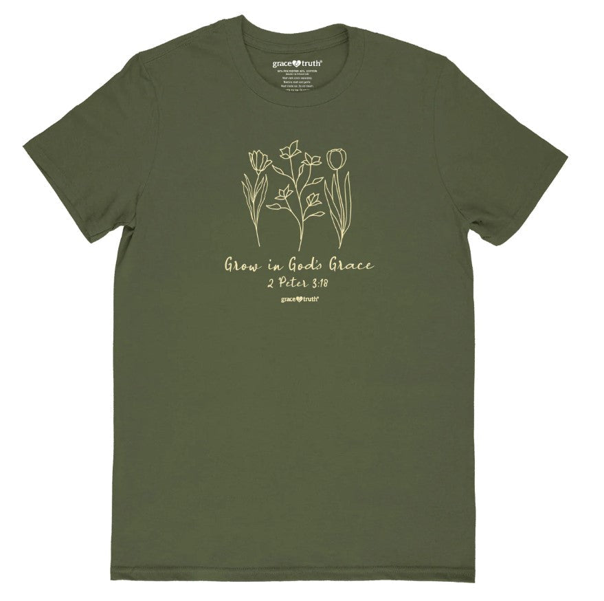 Grace & Truth Grow in Grace T-Shirt, XLarge - Re-vived