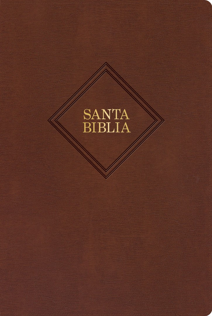 RVR 1960 Biblia Letra Gigante, Café, Piel Fabricada - Re-vived