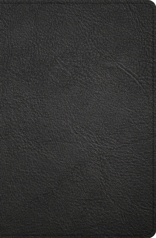 KJV Personal Size Giant Print Bible, Black Genuine Leather - Re-vived