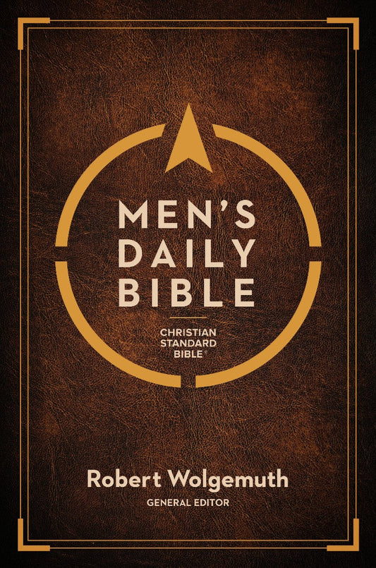 CSB Men's Daily Bible, Hardcover - Re-vived