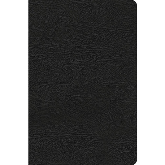 CSB Everyday Study Bible, Black Genuine Leather - Re-vived