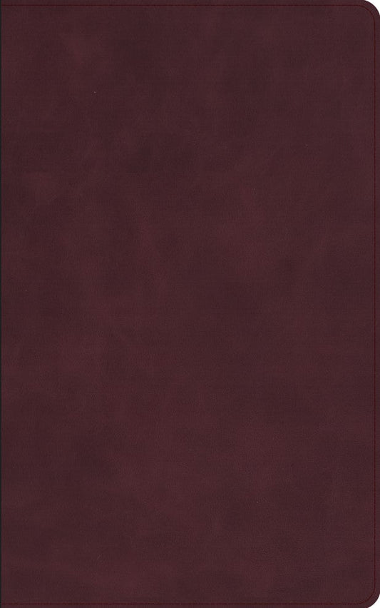 CSB Single-Column Personal Size Bible, Burgundy - Re-vived