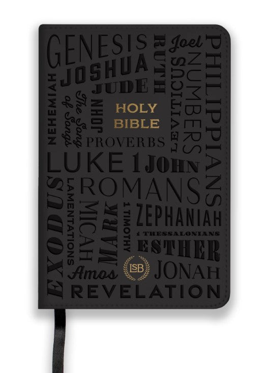 LSB Compact Bible, Black 66 Books Gold - Re-vived