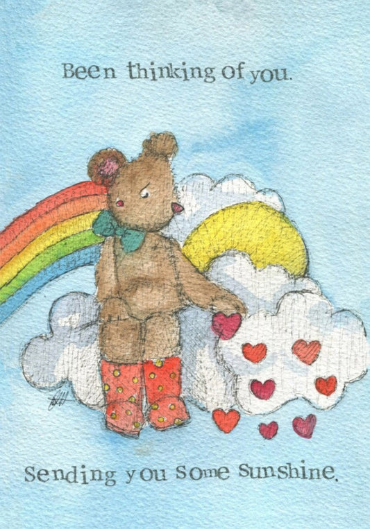 Thinking of You Card Been Thinking of You Card Single Card - Re-vived