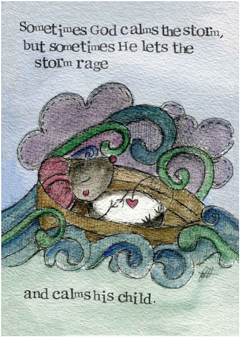 Encouragement Print the Storm Single Print - Re-vived