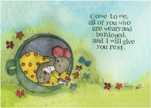 Encouragement Print Come To Me Single Print - Re-vived