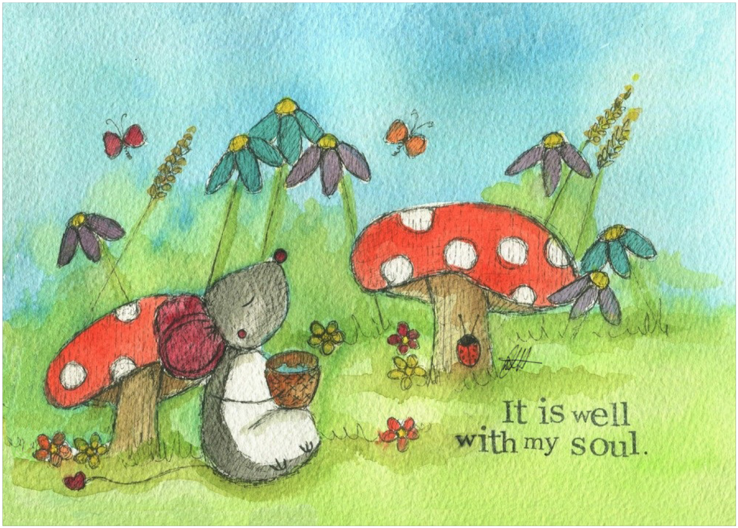 It Is Well With My Soul Single Print - Re-vived