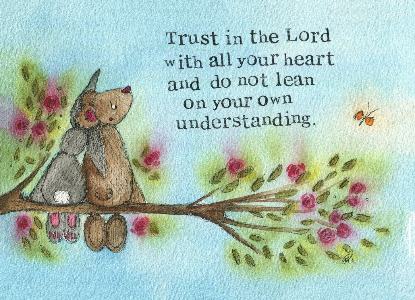 Trust in the Lord Single Print - Re-vived