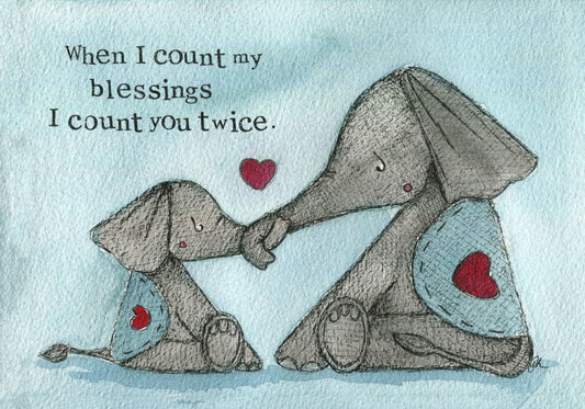 When I Count My Blessings Single Print - Re-vived