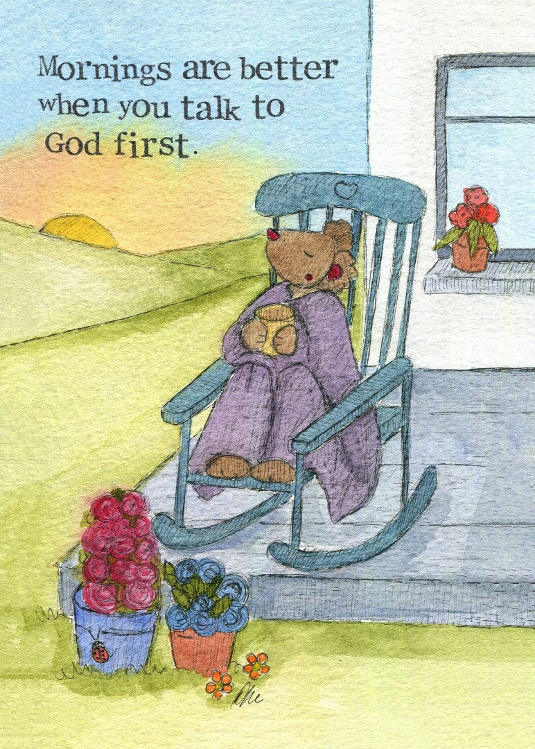 Encouragement Print Talk to God First Single Print - Re-vived
