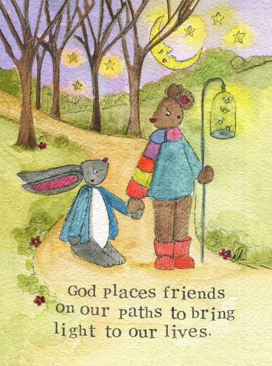 Friendship Print a Light to our Lives Single Print - Re-vived