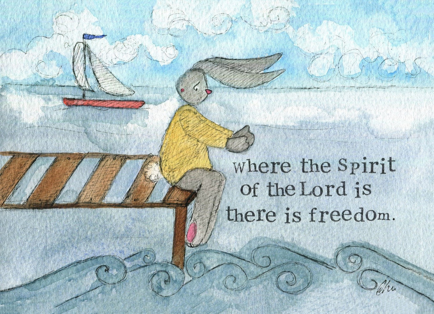 The Spirit of the Lord Single Print - Re-vived
