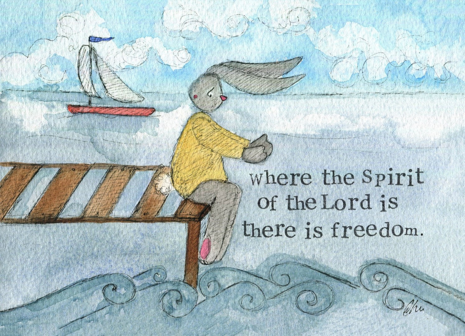 The Spirit of the Lord Single Print - Re-vived