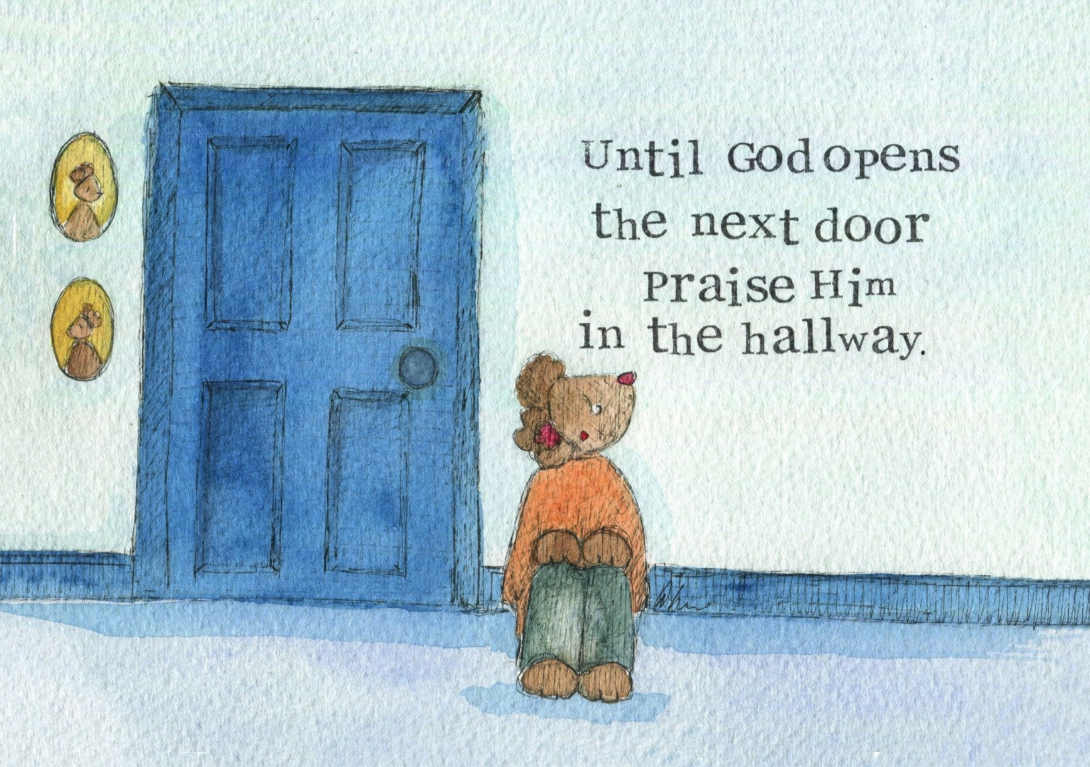 Praise Him In The Hallway Single Print - Re-vived