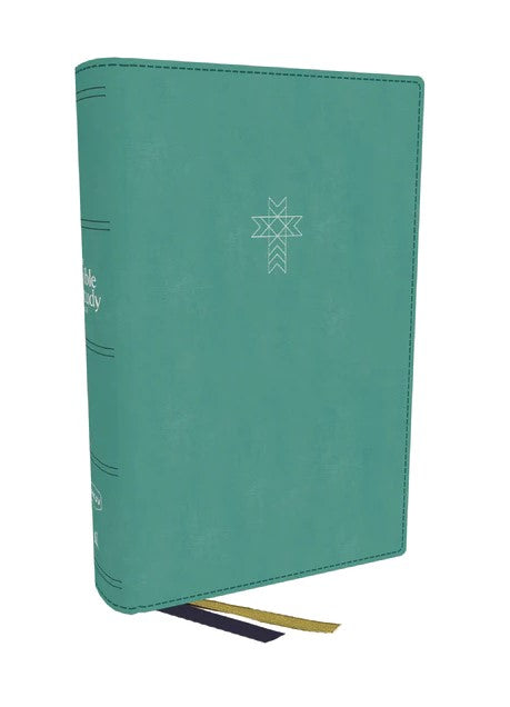 NKJV The Bible Study Bible, Turquoise - Re-vived