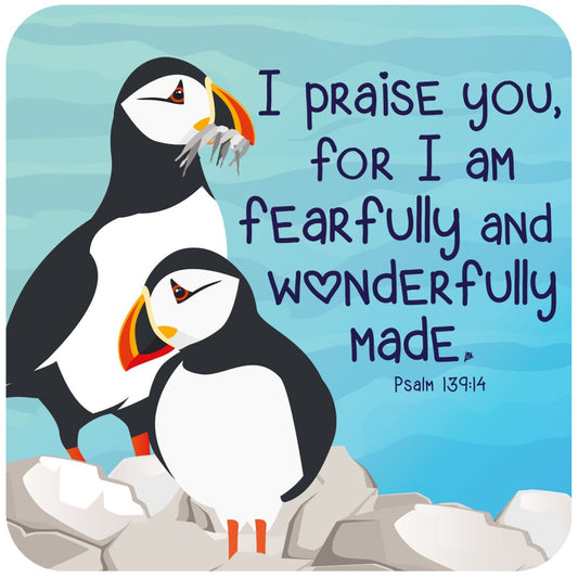 Fearfully And Wonderfully Made Coaster - Re-vived