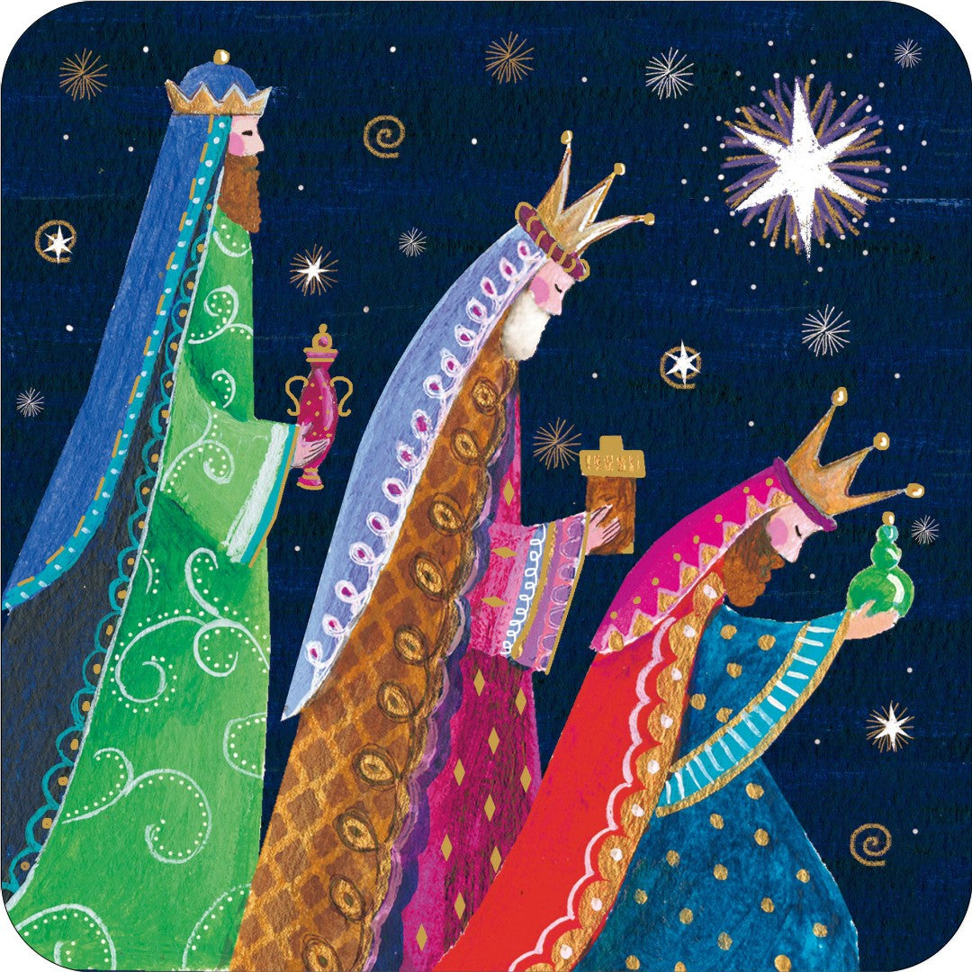 Three Kings Christmas Coaster - Re-vived