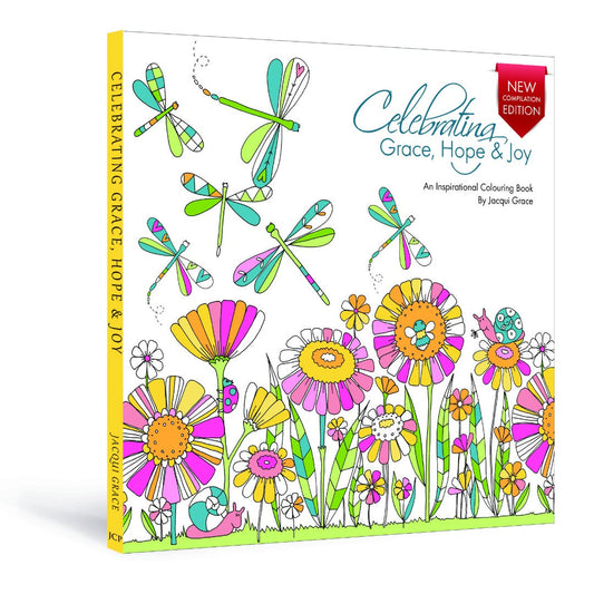 Celebrating Grace, Hope & Joy Colouring Book - Re-vived
