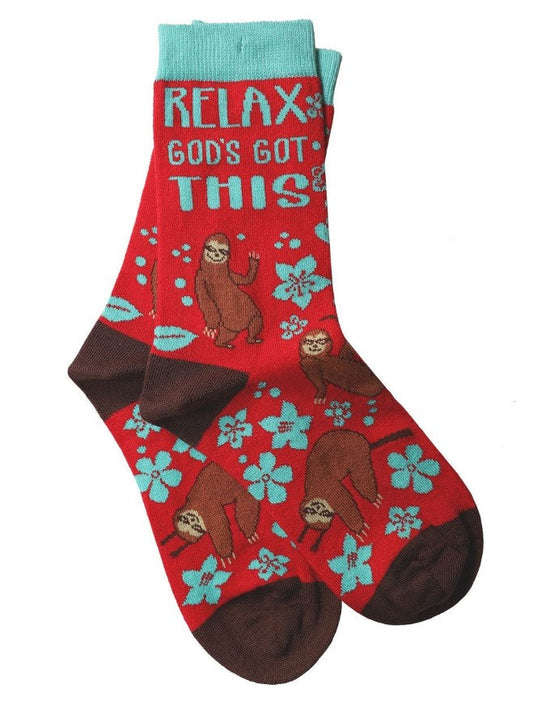 Relax Sloth Socks - Re-vived