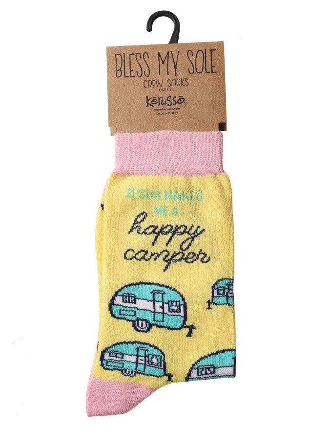 Happy Camper Socks - Re-vived