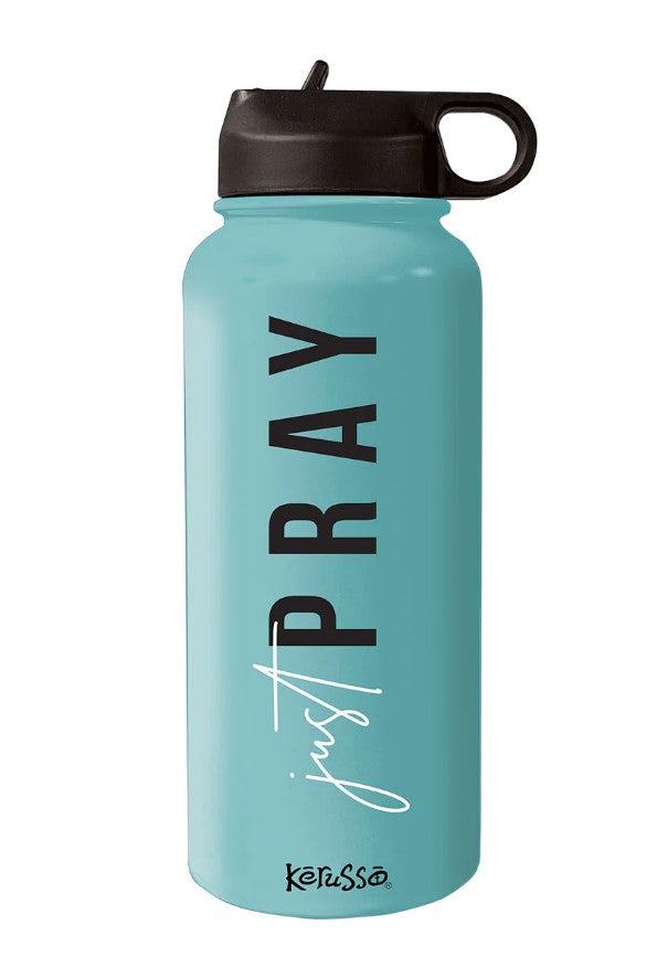 Just Pray 32 Oz Stainless Steel Sports Bottle - Re-vived
