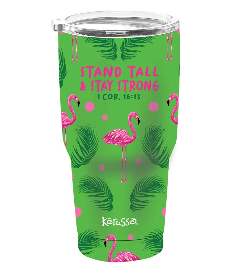 Flamingo Stainless Steel Tumbler - Re-vived